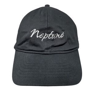 Neptune Fitted Hat Black Large/XL Embroidered 6 Panel Nu-Fit KC Caps